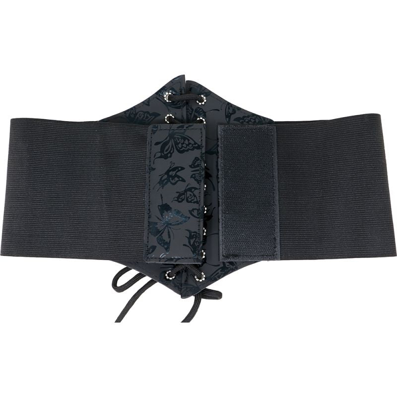 Corset negro adulta Espalda