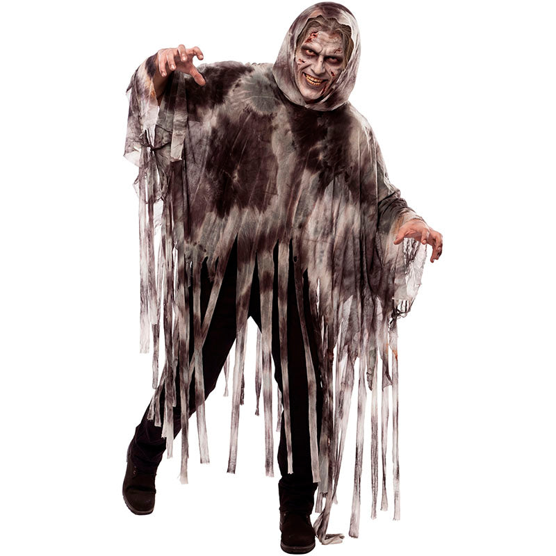 Disfraz Poncho Fantasma Siniestro Adulto Unisex hombre