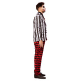 Disfraz de Arlequín Elegante para hombre Perfil