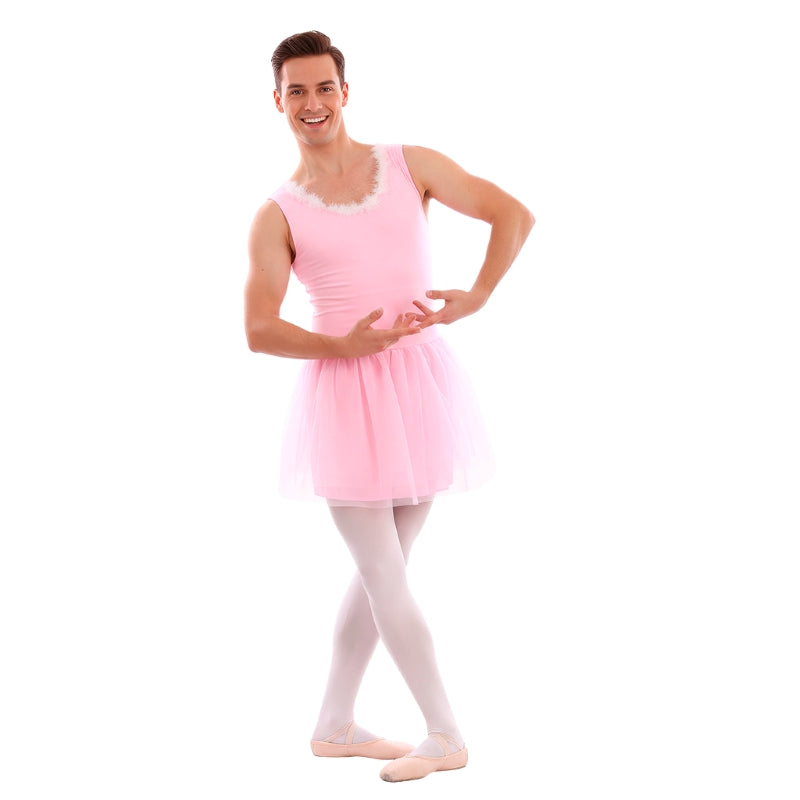 Disfraz de Bailarina Ballet Rosa para hombre