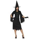 Disfraz de Bruja de Salem Negro para mujer