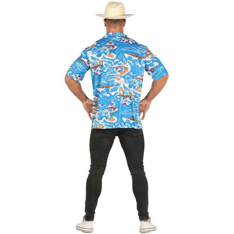 Disfraz de Camisa de Turista para hombre Espalda