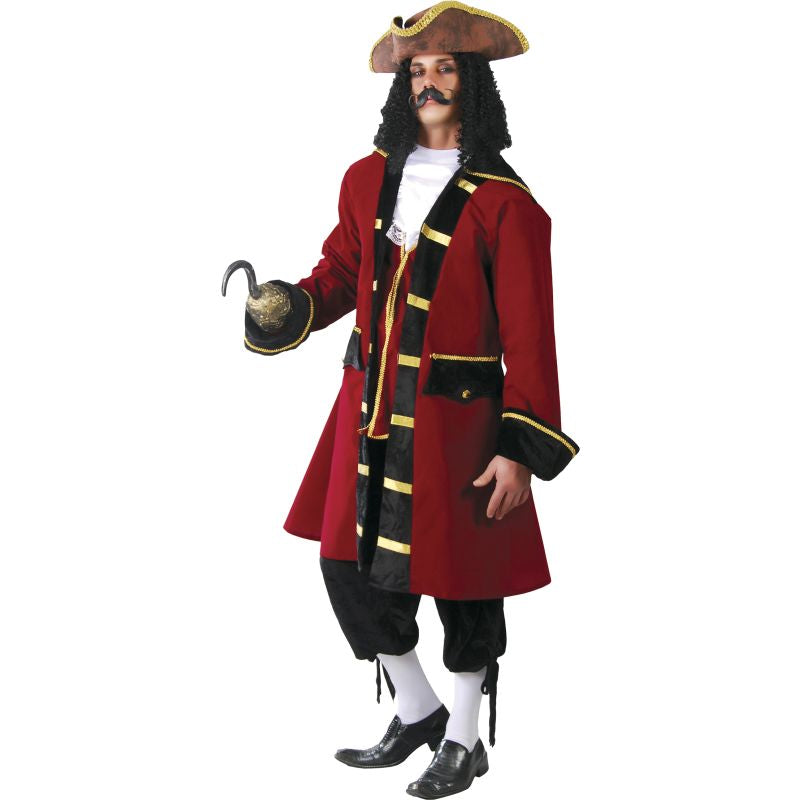 Disfraz de Capitán Garfio Deluxe para hombre