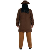 Disfraz de Capitán Sparrow para hombre Espalda Bis