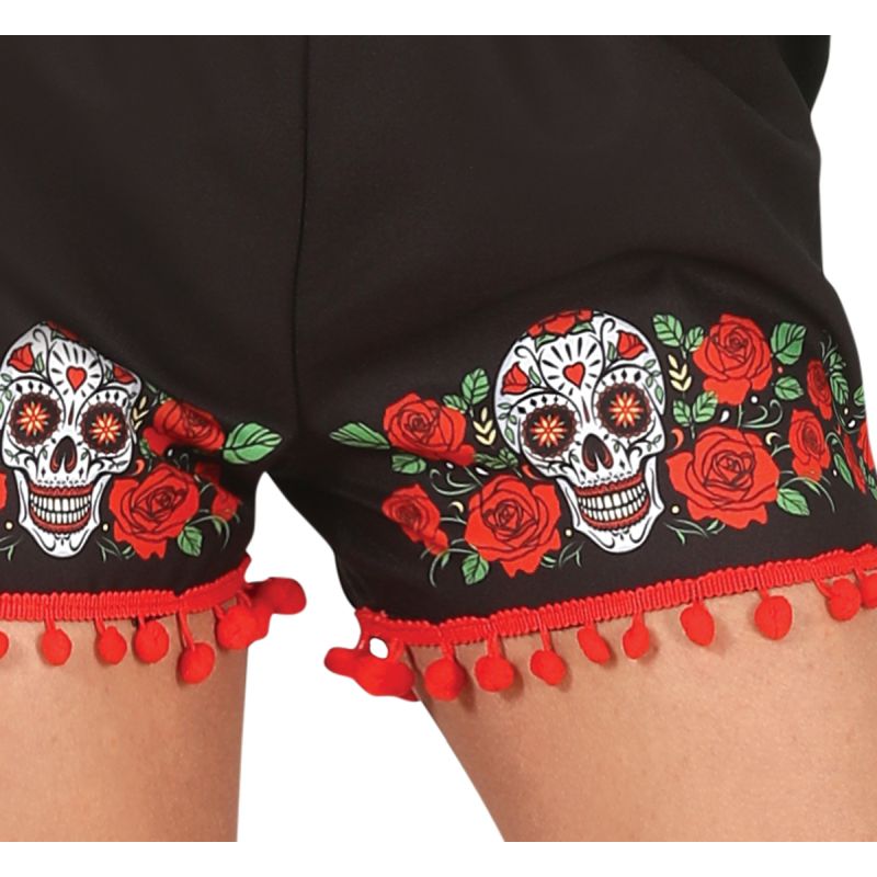 Disfraz de Catrina Mariachi para mujer Detalle Bis