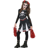 Disfraz de Cheerleader Gótica para niña