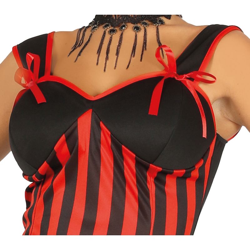 Disfraz de Chica Can Can para mujer Detalle