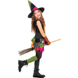 Disfraz de Bruja Calabaza para niña perfil
