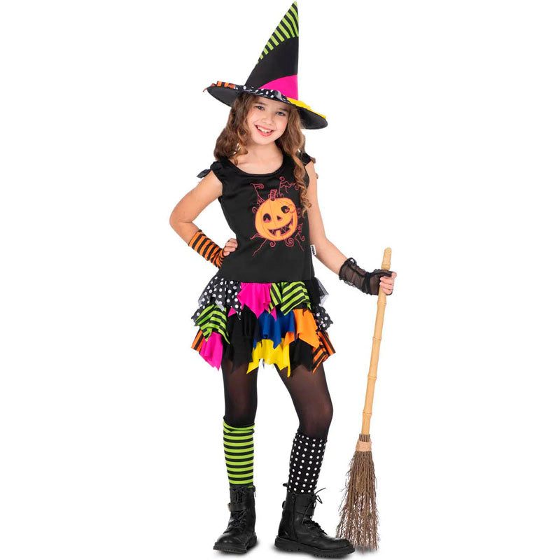 Disfraz de Bruja Calabaza para niña