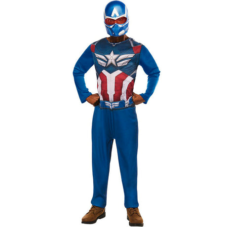 Disfraz de Capitán América BNW classic para hombre