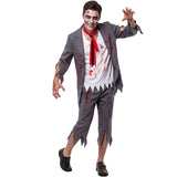 Disfraz de Colegial Zombi Sangriento para hombre