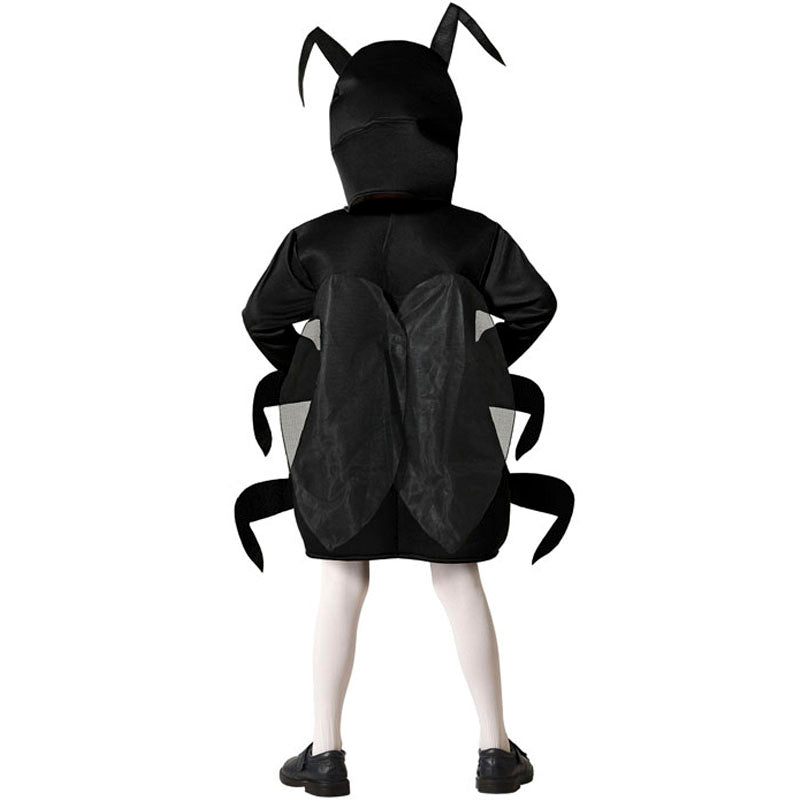 Disfraz de Cucaracha negra infantil Espalda