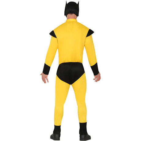 Disfraz de Héroe Lobezno para hombre Espalda
