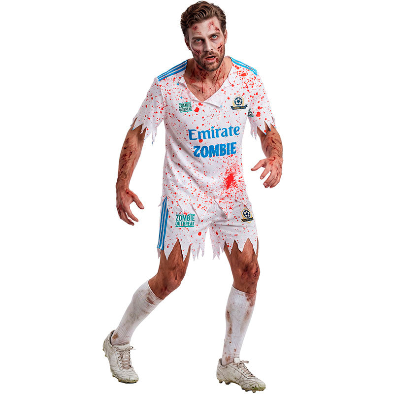 Disfraz de Jugador Fútbol zombie para hombre