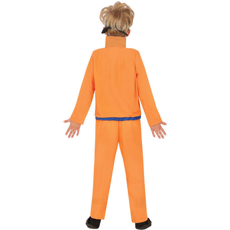Disfraz de Naruto Uzumaki para niño espalda