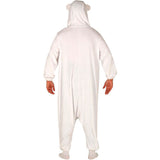 Disfraz de Oso Polar Kigurumi Adulto espalda