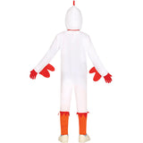 Disfraz de Pollito blanco infantil Espalda