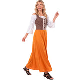 Disfraz de Posadera Medieval para mujer perfil