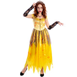 Disfraz de Princesa Zombie para mujer dorso