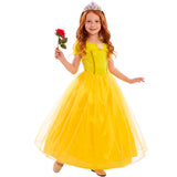Disfraz de Princesa cuento La Bella y la Bestia para niña