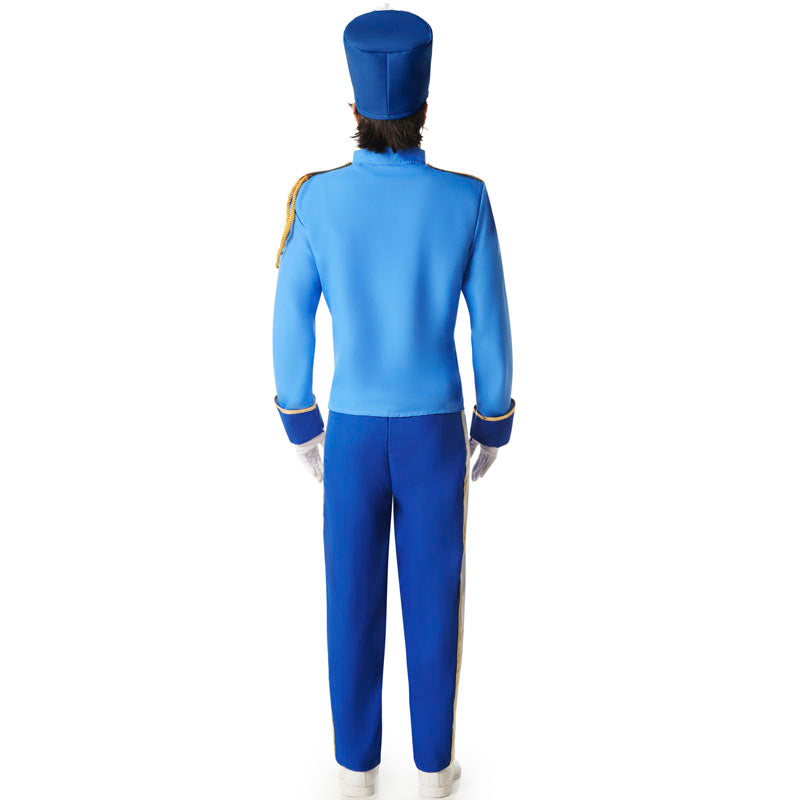 Disfraz de Soldadito de Plomo azul para hombre Espalda