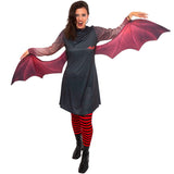 Disfraz de Vampiresa con alas para mujer