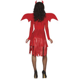 Disfraz de Demonia Lilit para mujer Espalda