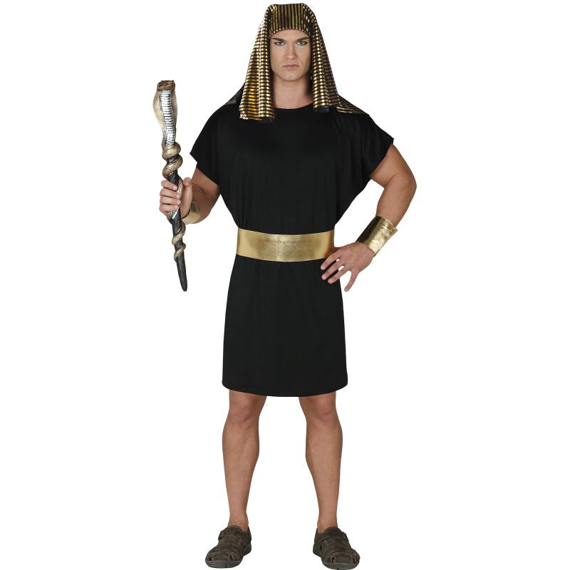 Disfraz de Egipcio Negro Corto para hombre