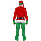 Disfraz de Elfo El Grinch para hombre Espalda