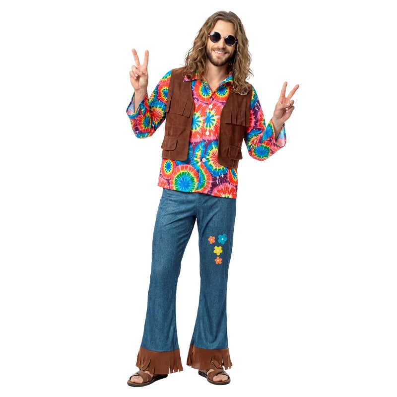Disfraz de Hippie Chill para hombre