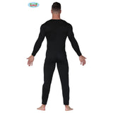 Disfraz de Maillot Negro para hombre Espalda