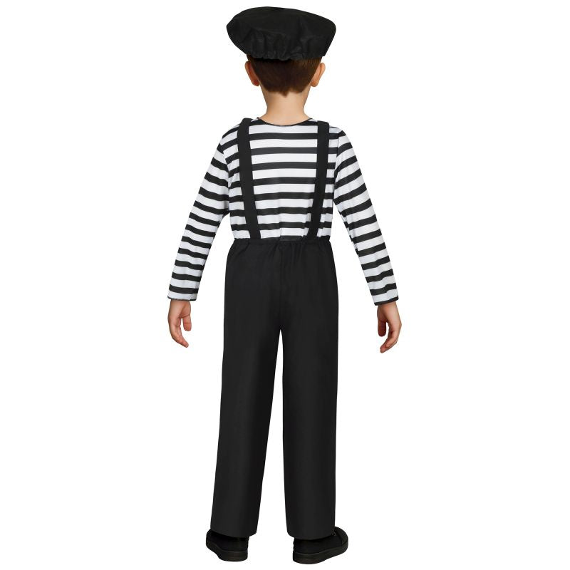 Disfraz de Mimo Clásico infantil Espalda