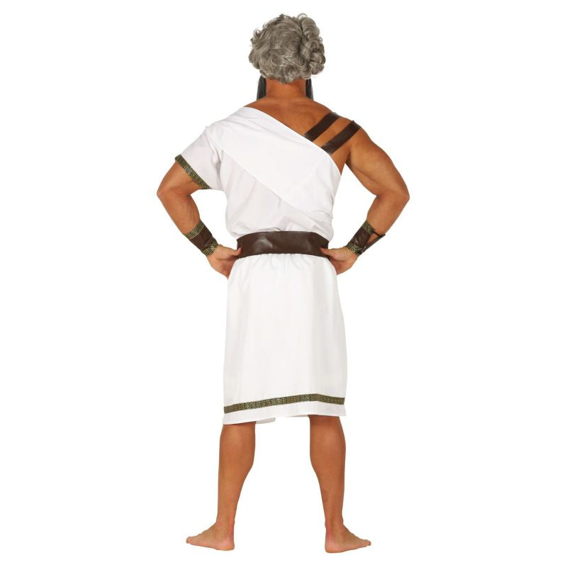 Disfraz de Neptuno-Espartano para hombre Espalda