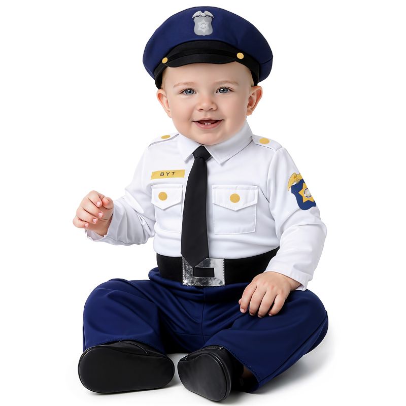 Politieagent kostuum voor baby's