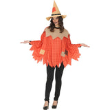 Disfraz de Poncho de Espantapájaros Clásico para mujer