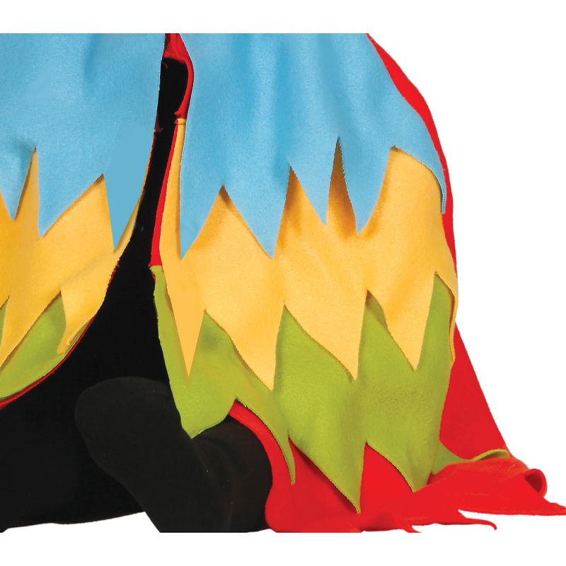 Disfraz de Poncho Loro para bebé Detalle