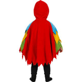 Disfraz de Poncho Loro para bebé Espalda