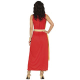 Disfraz de Romana Roja para mujer Espalda