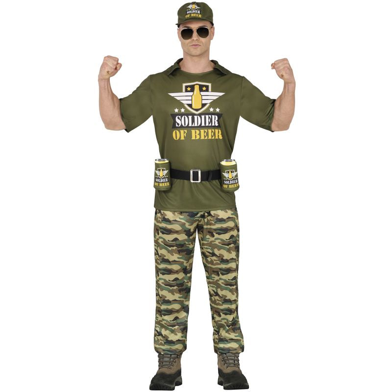 Disfraz de Soldado de la Cerveza para hombre