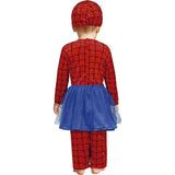 Disfraz de Spidergirl para bebé Espalda