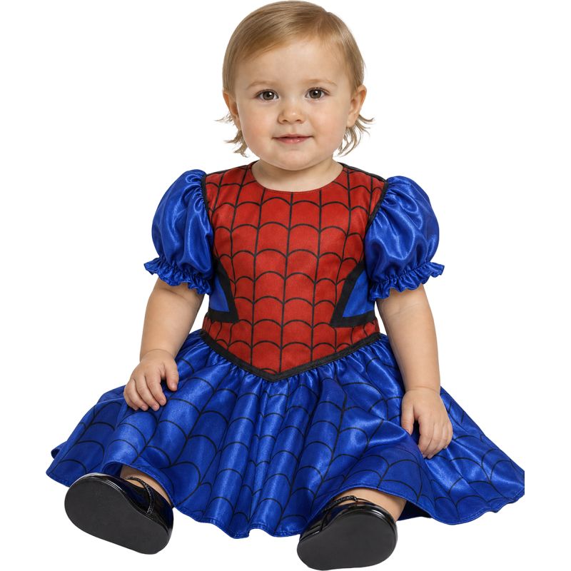 Disfraz de Superheroína Spidergirl para bebé Bis