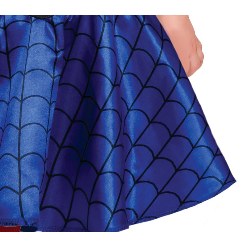 Disfraz de Superheroína Spidergirl para bebé Detalle Bis