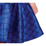 Disfraz de Superheroína Spidergirl para bebé Detalle Bis