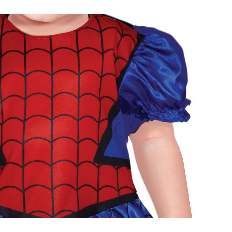 Disfraz de Superheroína Spidergirl para bebé Detalle