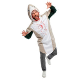 Disfraz de Tiburón Blanco adulto unisex Sangre