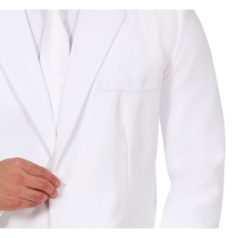 Disfraz de Traje Divertido Blanco para hombre Detalle