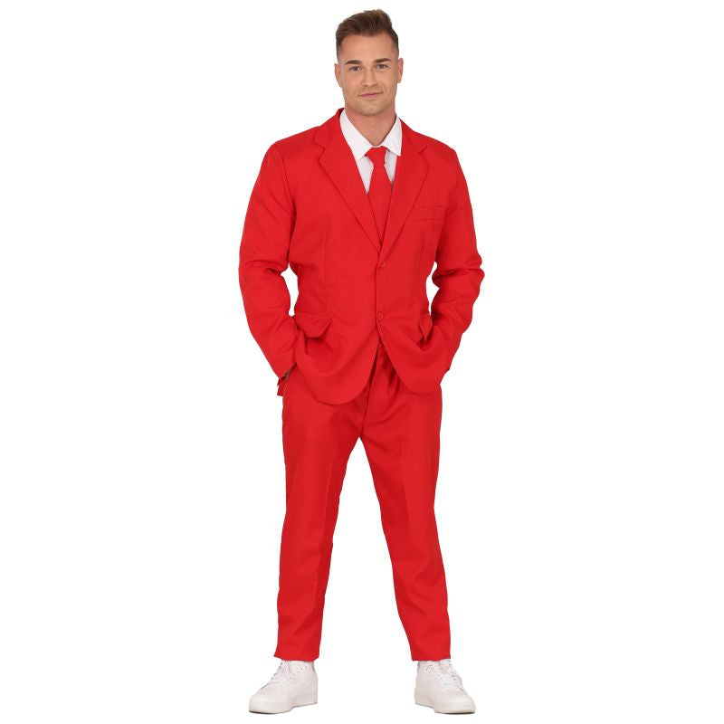 Disfraz de Traje Divertido Rojo para hombre