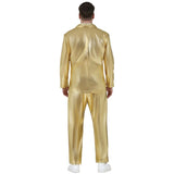 Disfraz de Traje Dorado para hombre Espalda