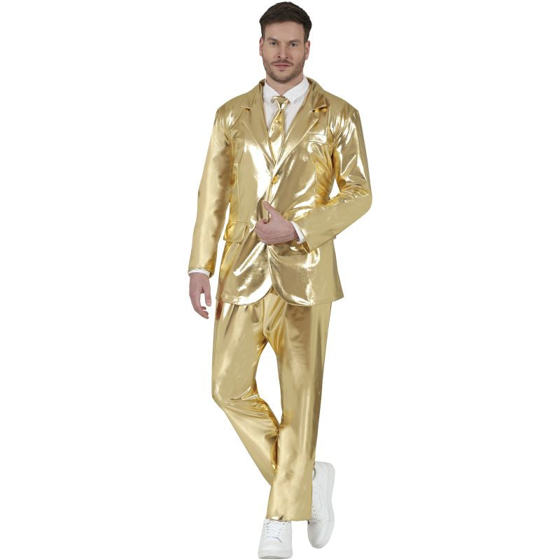 Disfraz de Traje Dorado para hombre