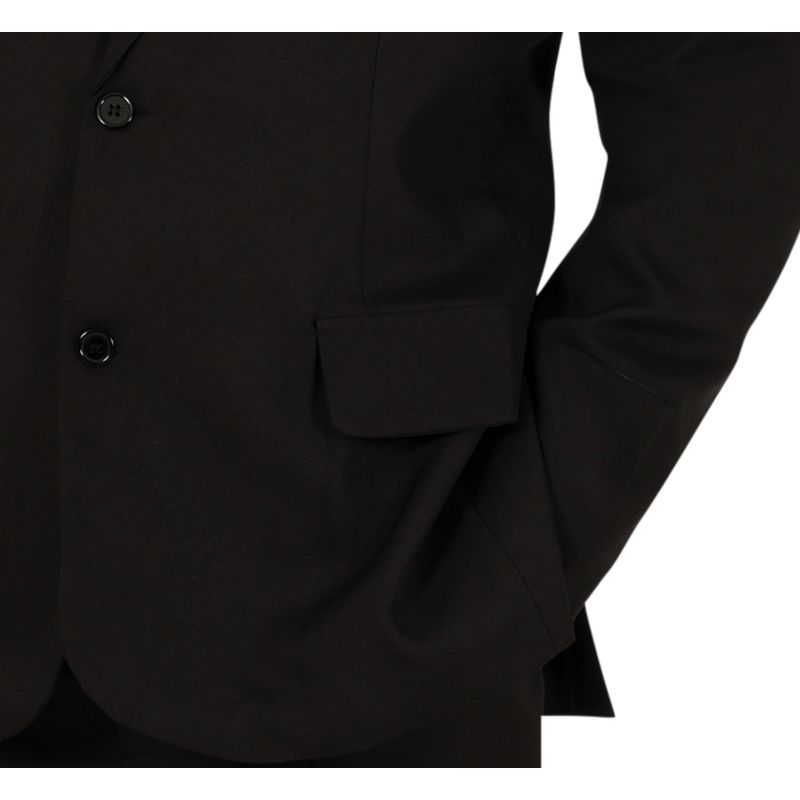 Disfraz de Traje Elegante Negro para hombre Detalle Bis